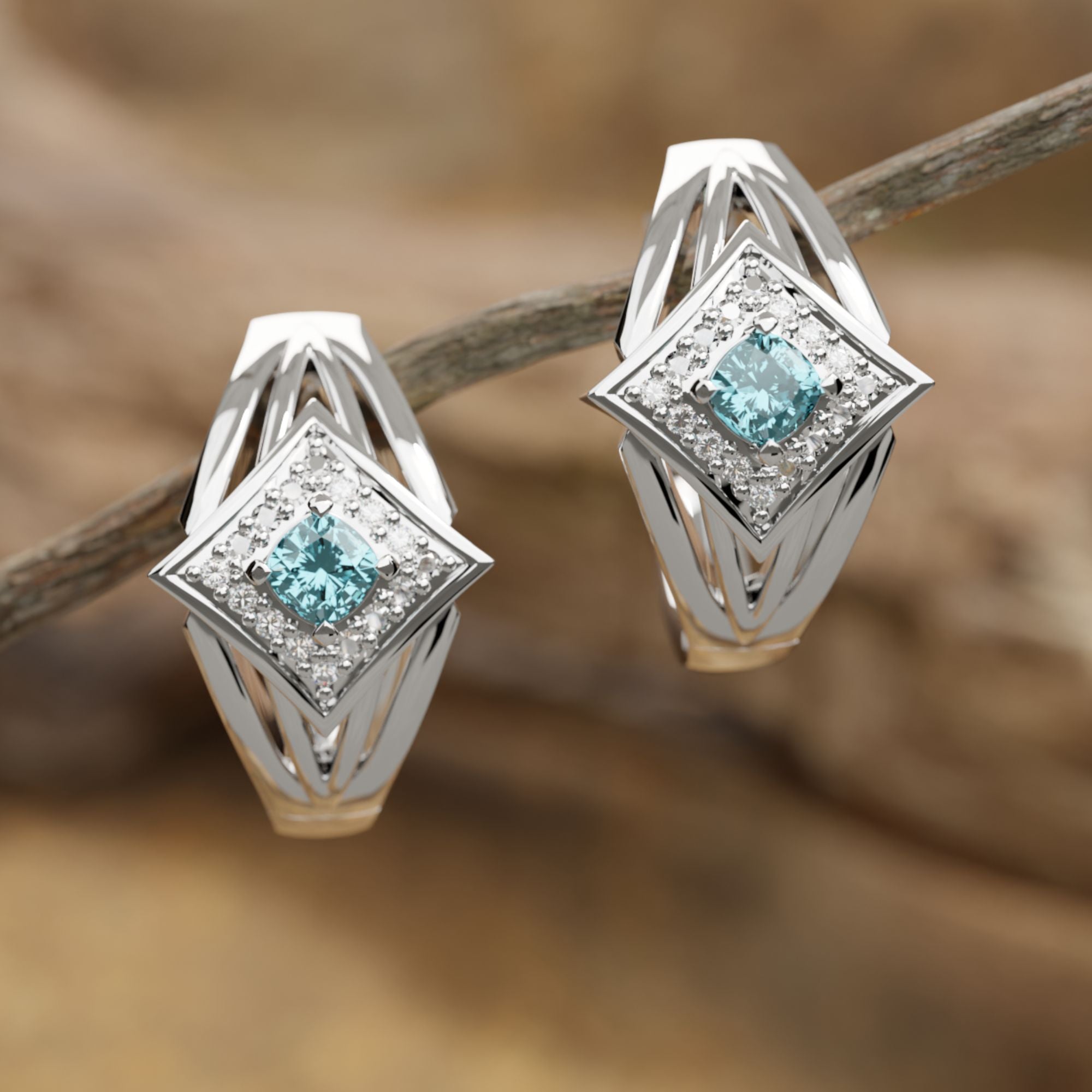 Soulful Waters Earrings - Serene Western