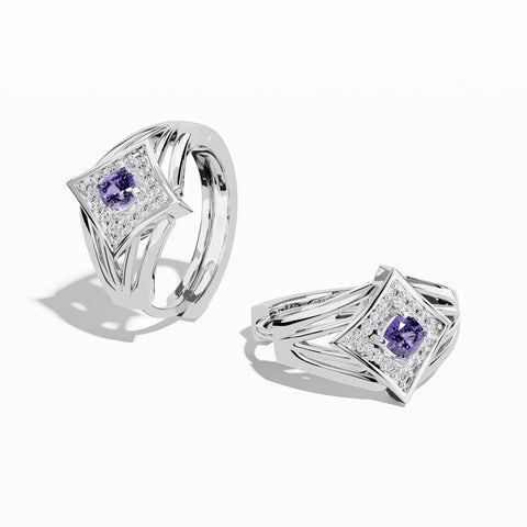 Soulful Waters Earrings - Amethyst