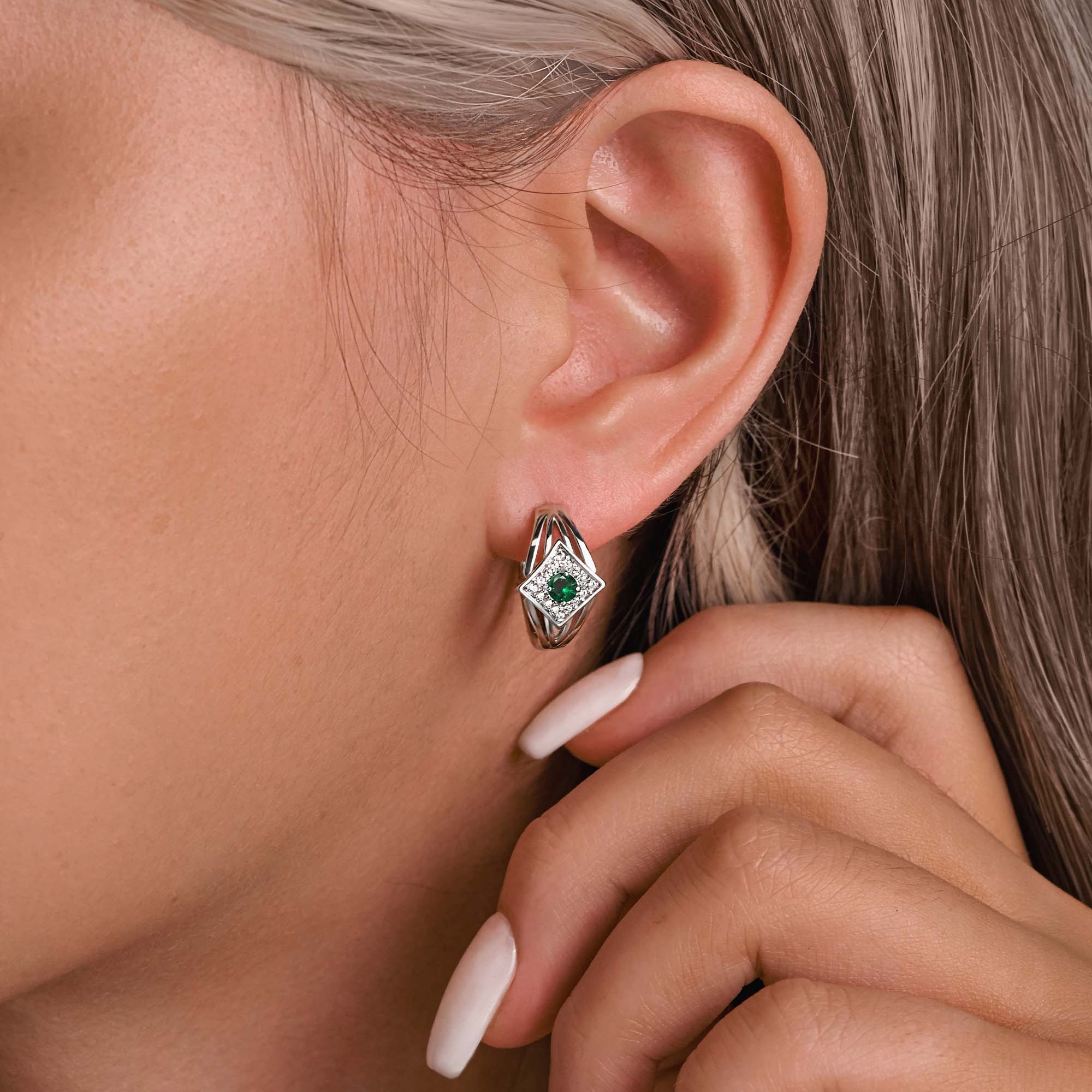 Soulful Waters Earrings - Emerald - Serene Western