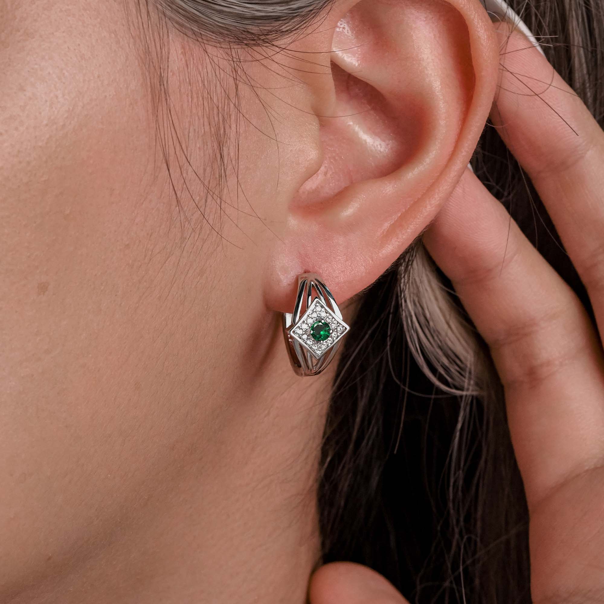 Soulful Waters Earrings - Emerald - Serene Western