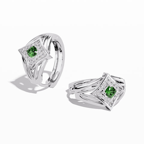 Soulful Waters Earrings - Emerald