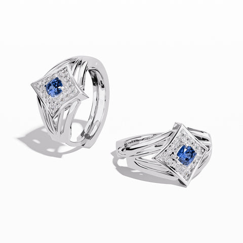 Soulful Waters Earrings - Sapphire