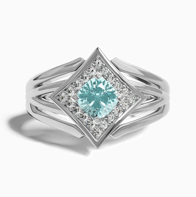 Soulful Waters Ring - Aquamarine - Serene Western