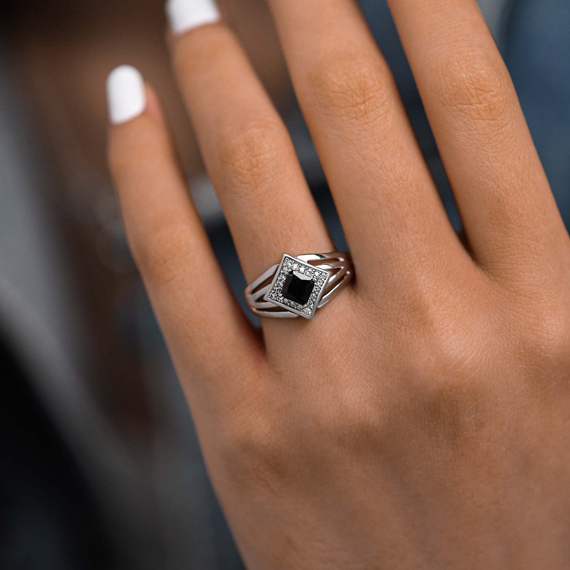 Soulful Waters Ring - Black Onyx - Serene Western