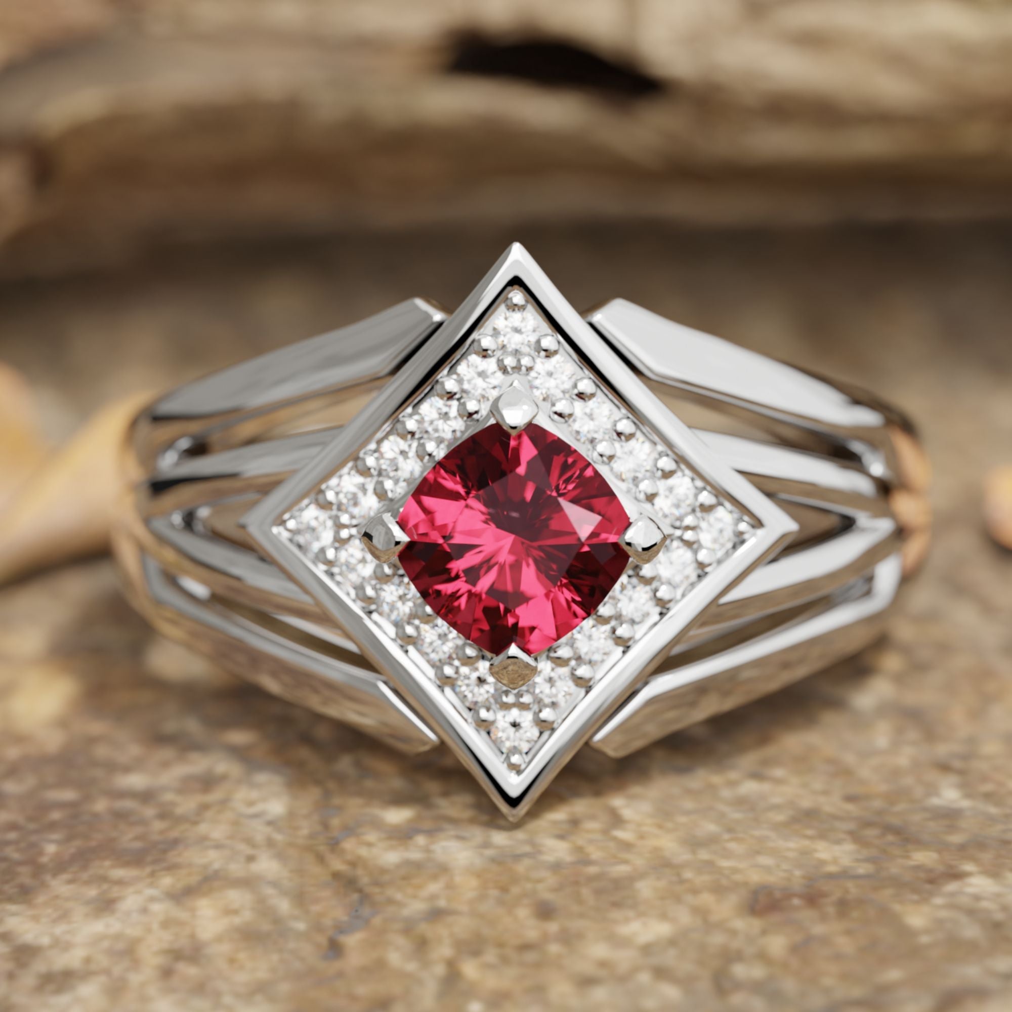 Soulful Waters Ring - Ruby - Serene Western