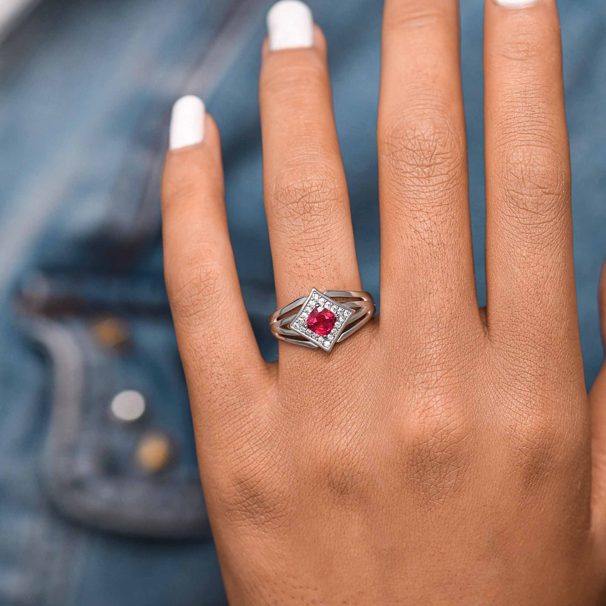 Soulful Waters Ring - Ruby - Serene Western