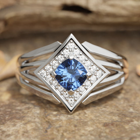 Soulful Waters Ring - Sapphire