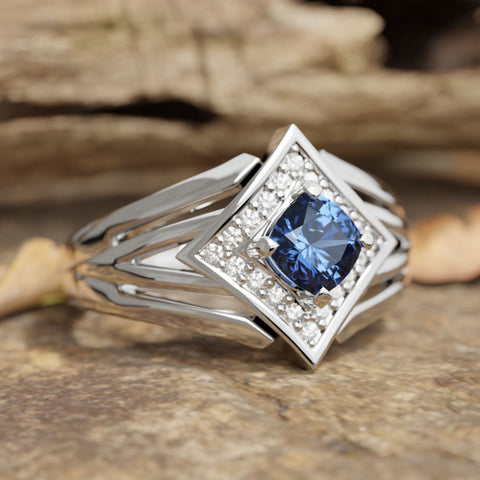 Soulful Waters Ring - Sapphire