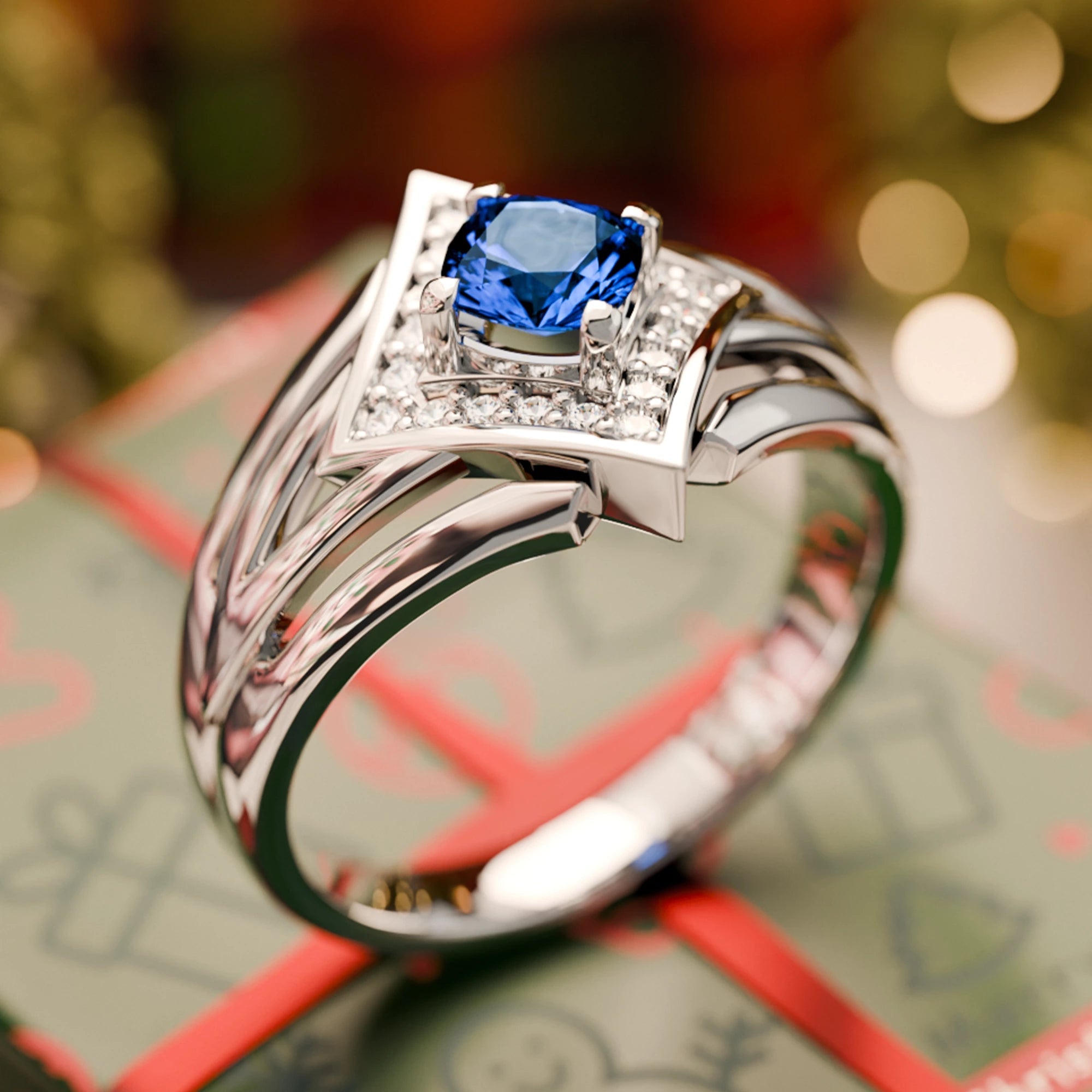 Soulful Waters Ring - Sapphire - Serene Western