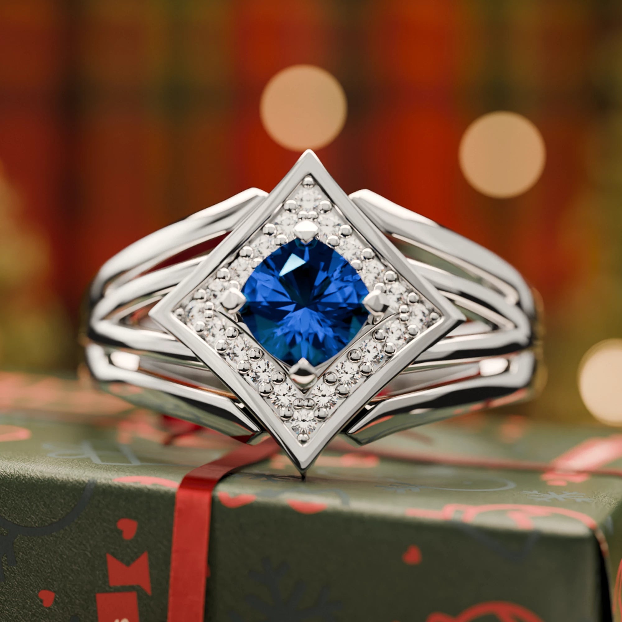 Soulful Waters Ring - Sapphire - Serene Western