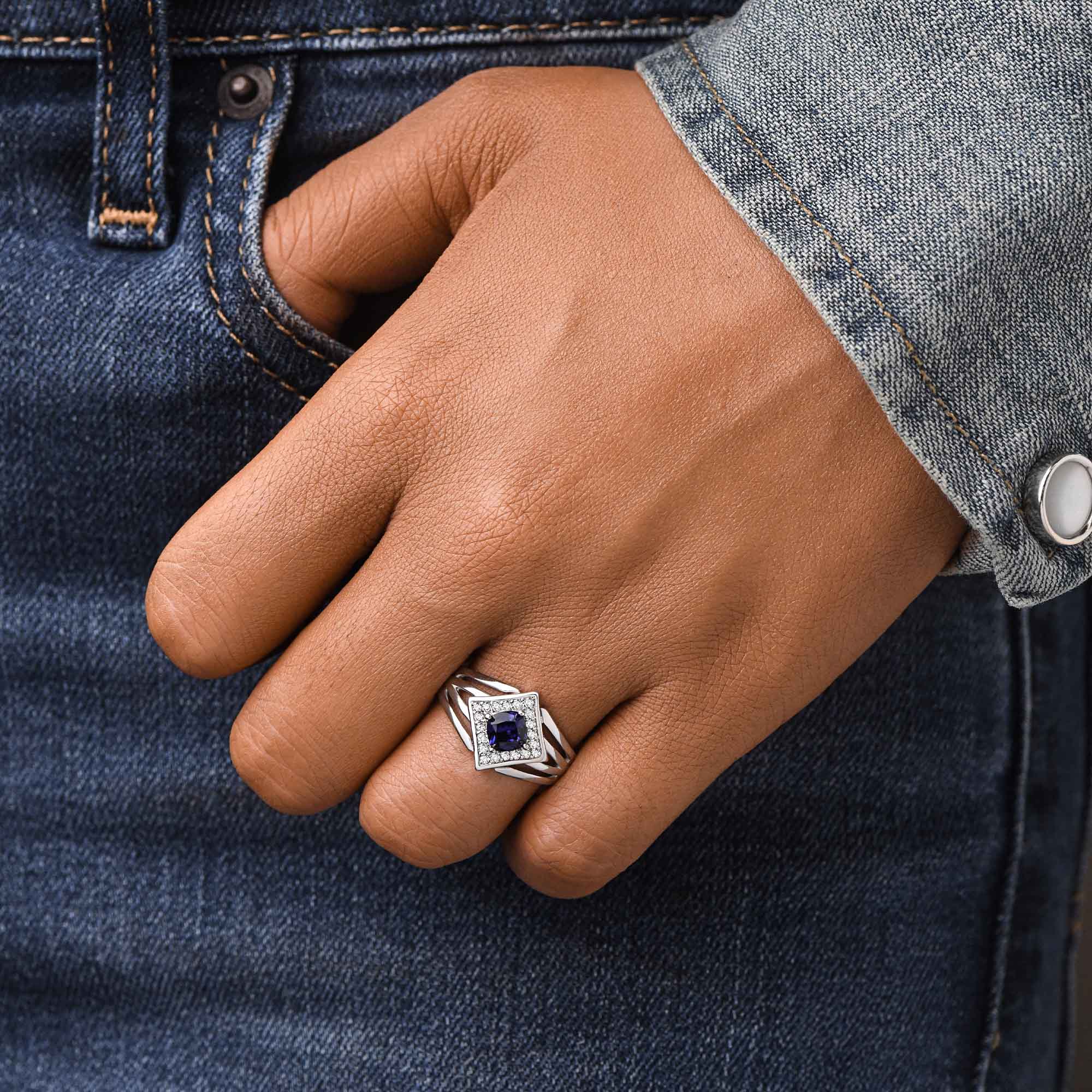 Soulful Waters Ring - Sapphire - Serene Western