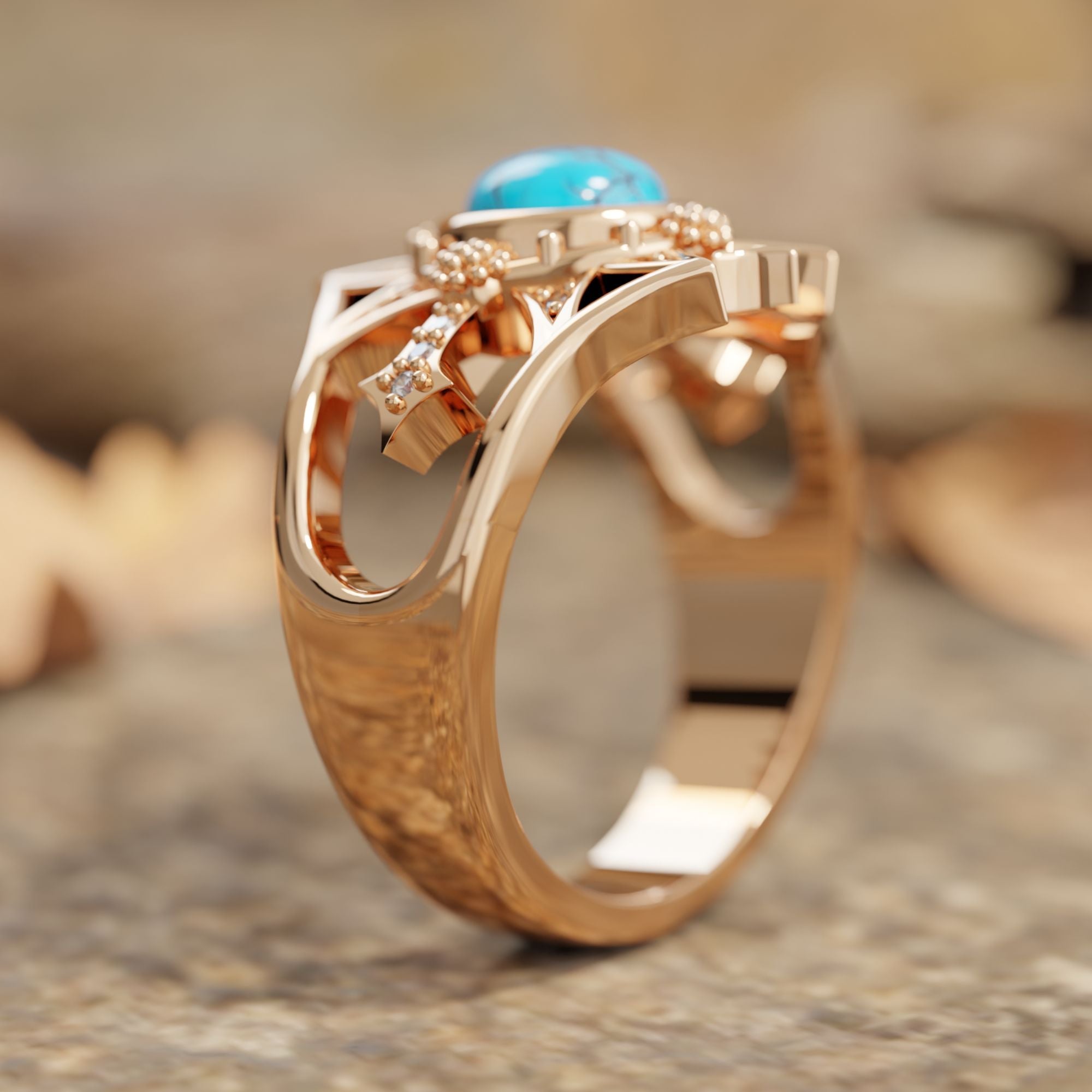 Sovereign Starlet Ring - Serene Western