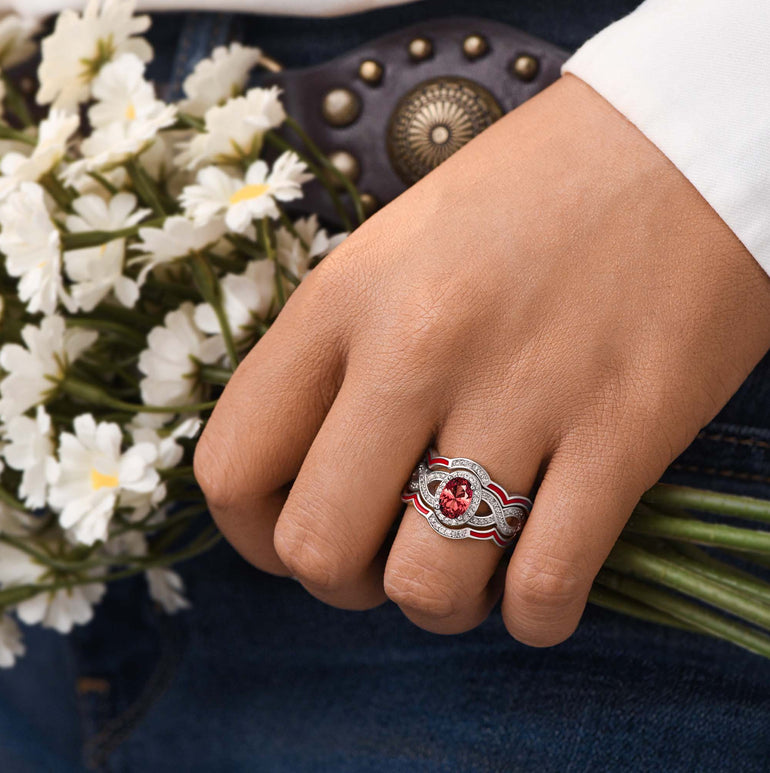 Sunset Canyons Ring - Ruby - Serene Western