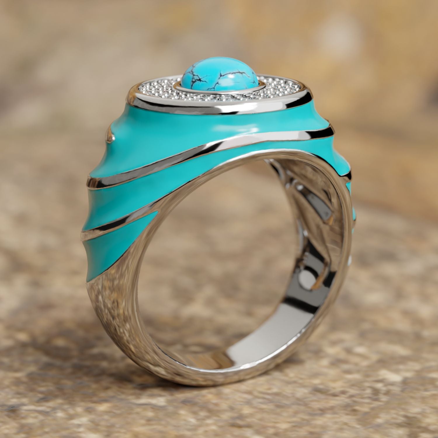 Swirl Magic Ring - Serene Western