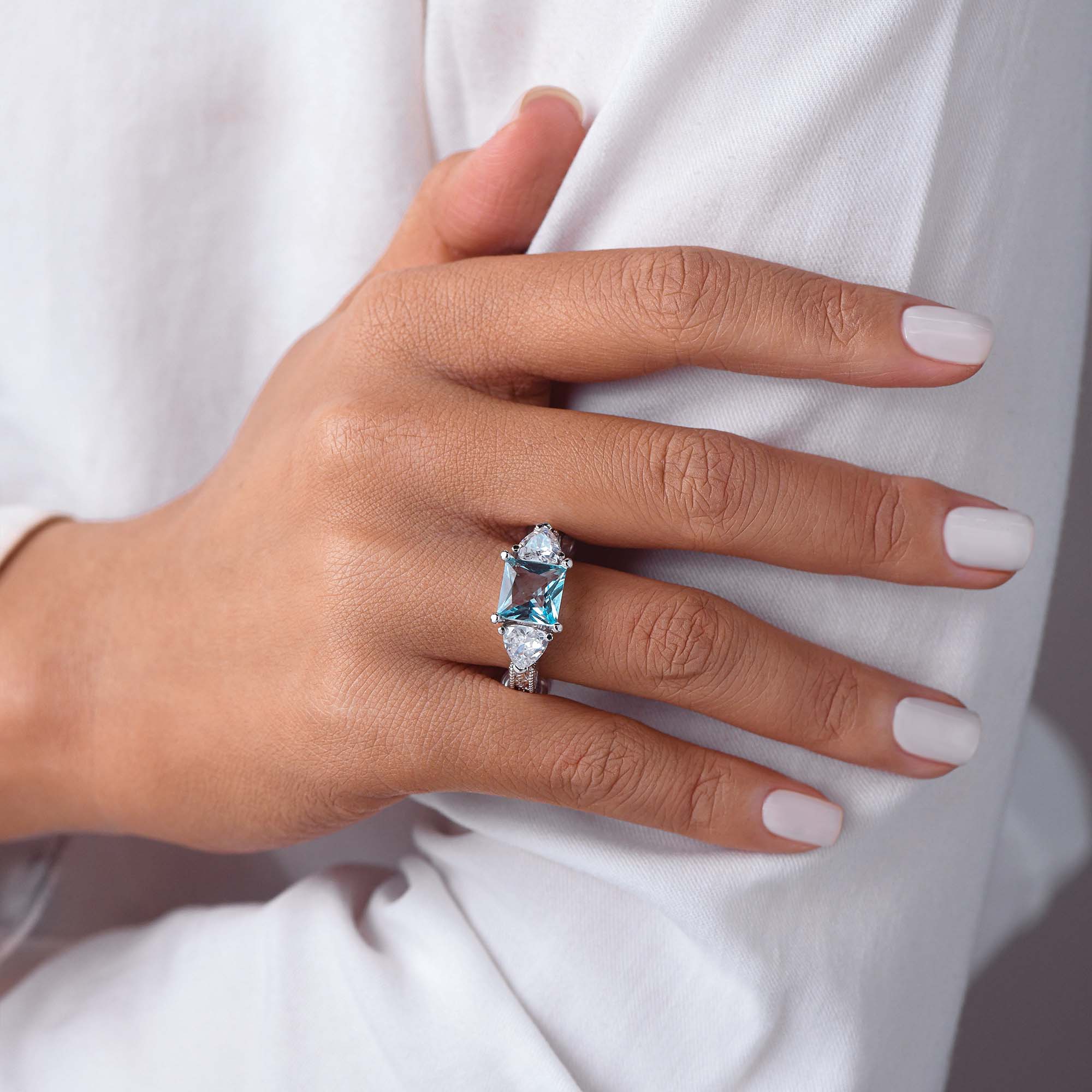 Tidal Embrace Ring - Serene Western