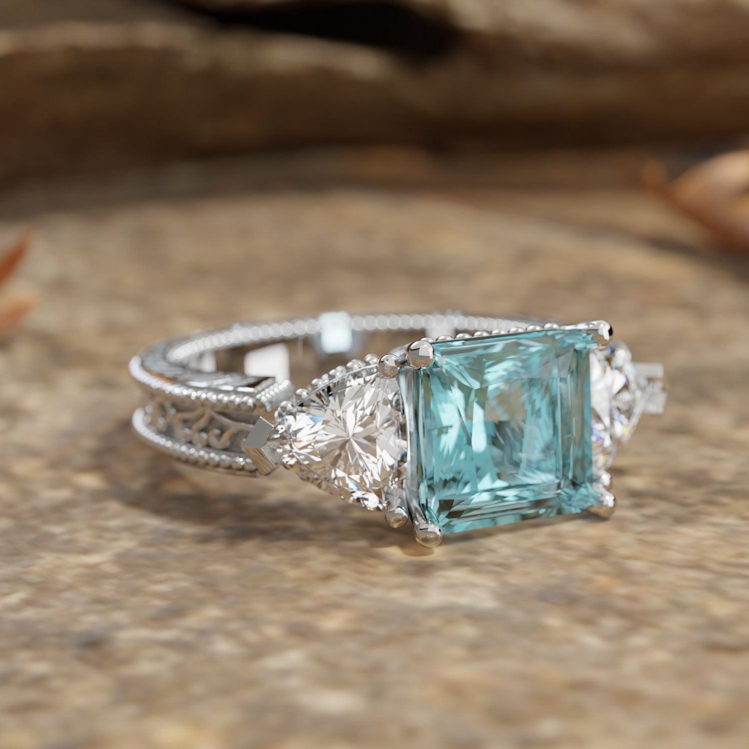 Tidal Embrace Ring - Serene Western