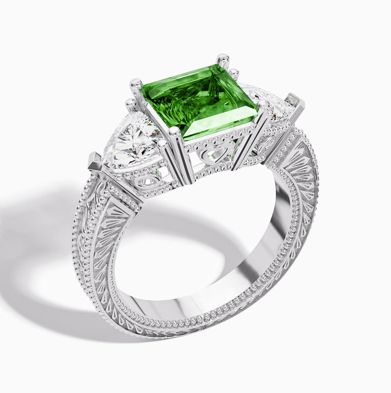 Tidal Embrace Ring - Emerald - Serene Western