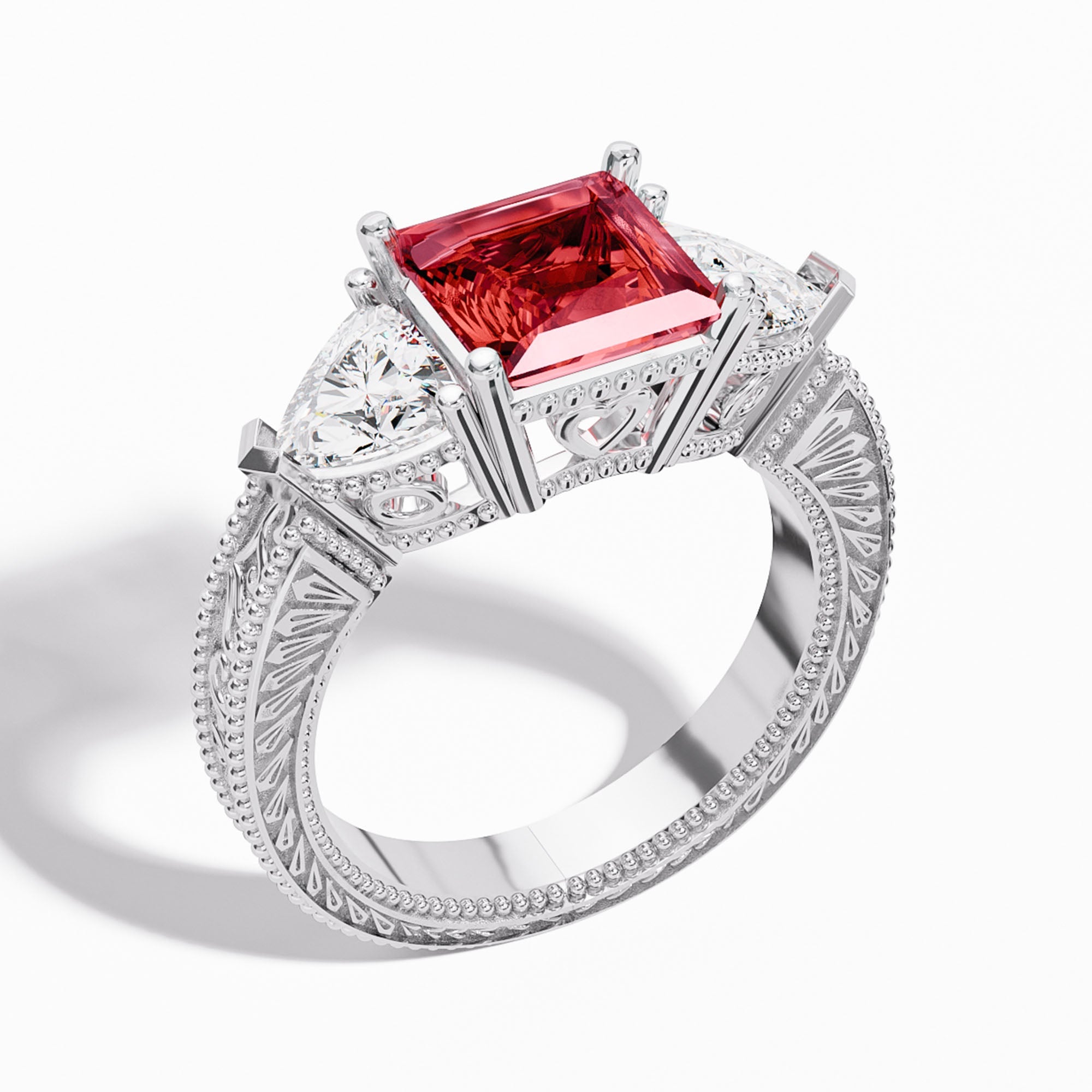 Tidal Embrace Ring - Ruby - Serene Western