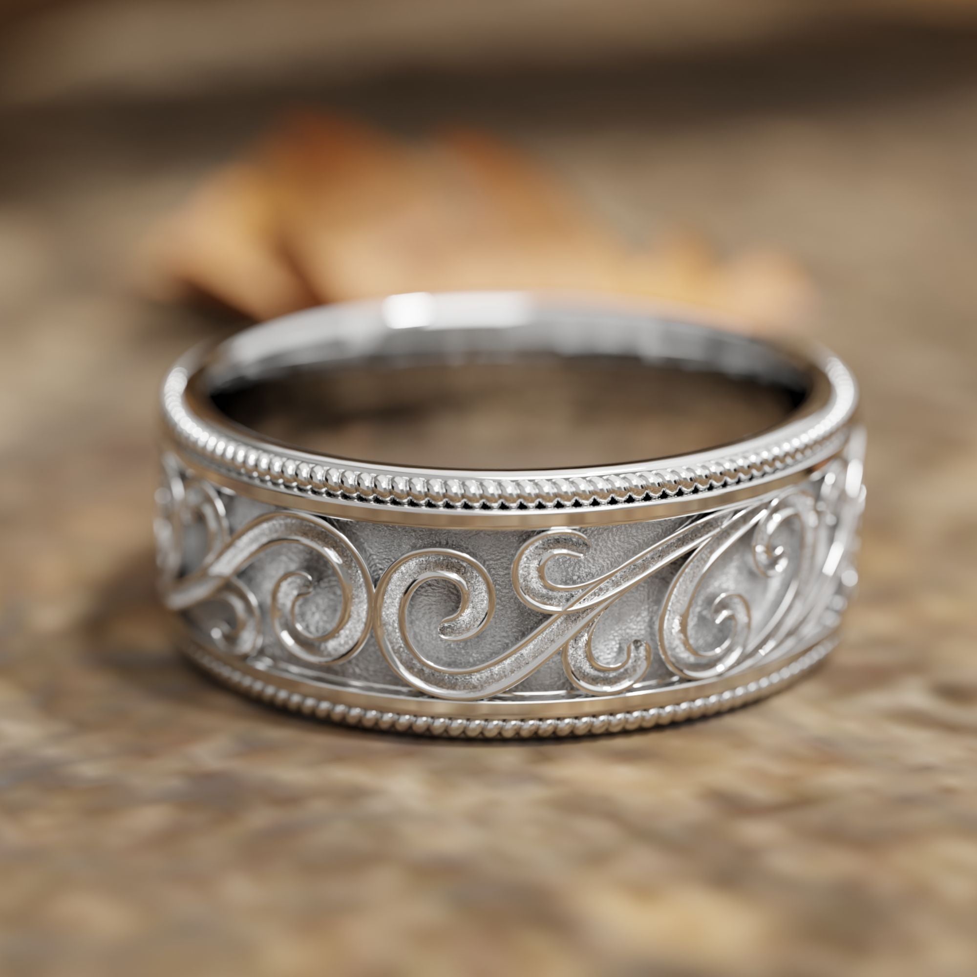 Tribal Carve Ring - Serene Western