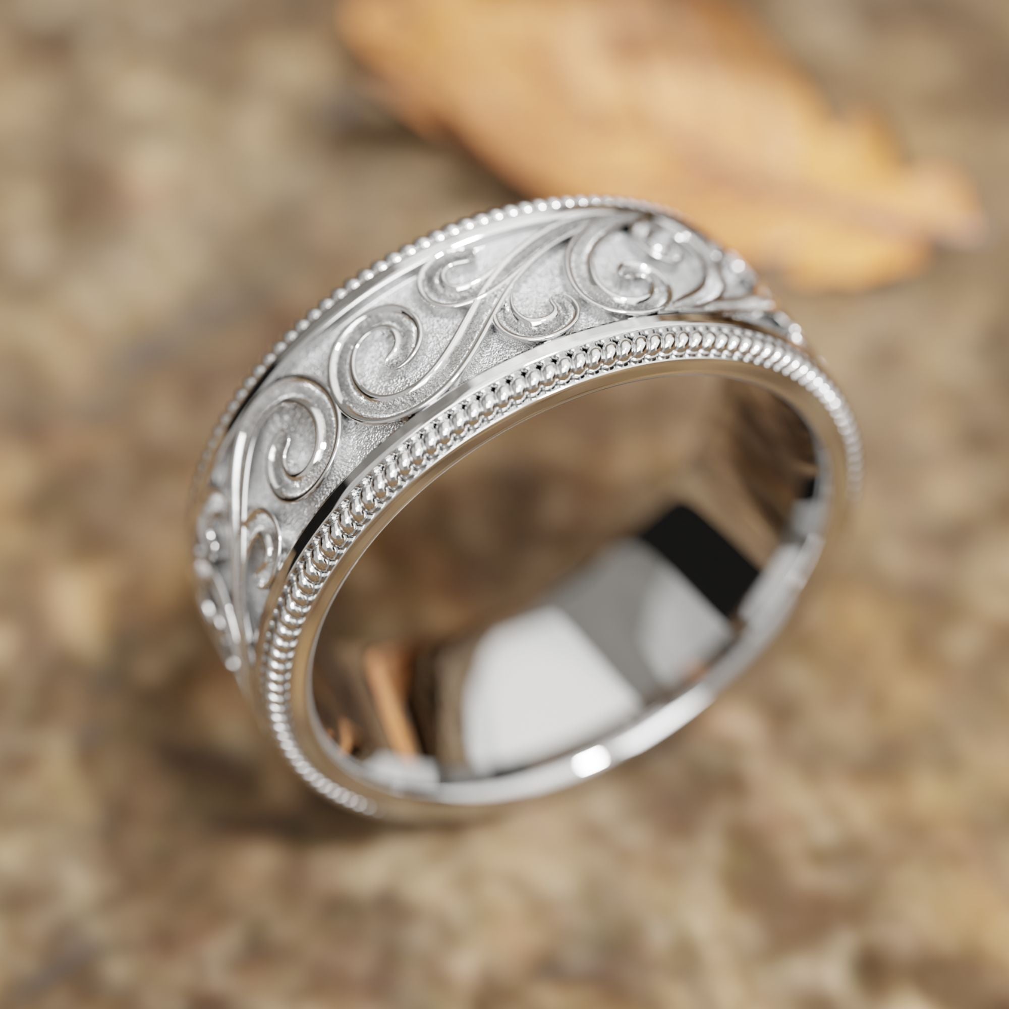 Tribal Carve Ring - Serene Western