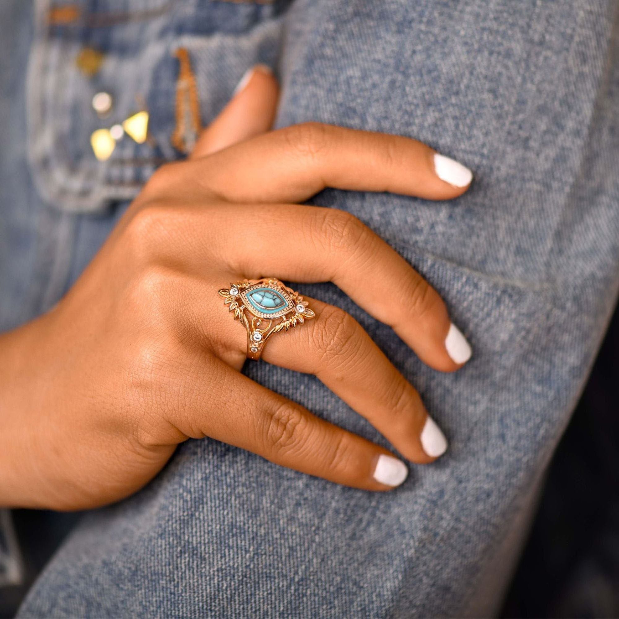 Tribal Feather Ring - Serene Western