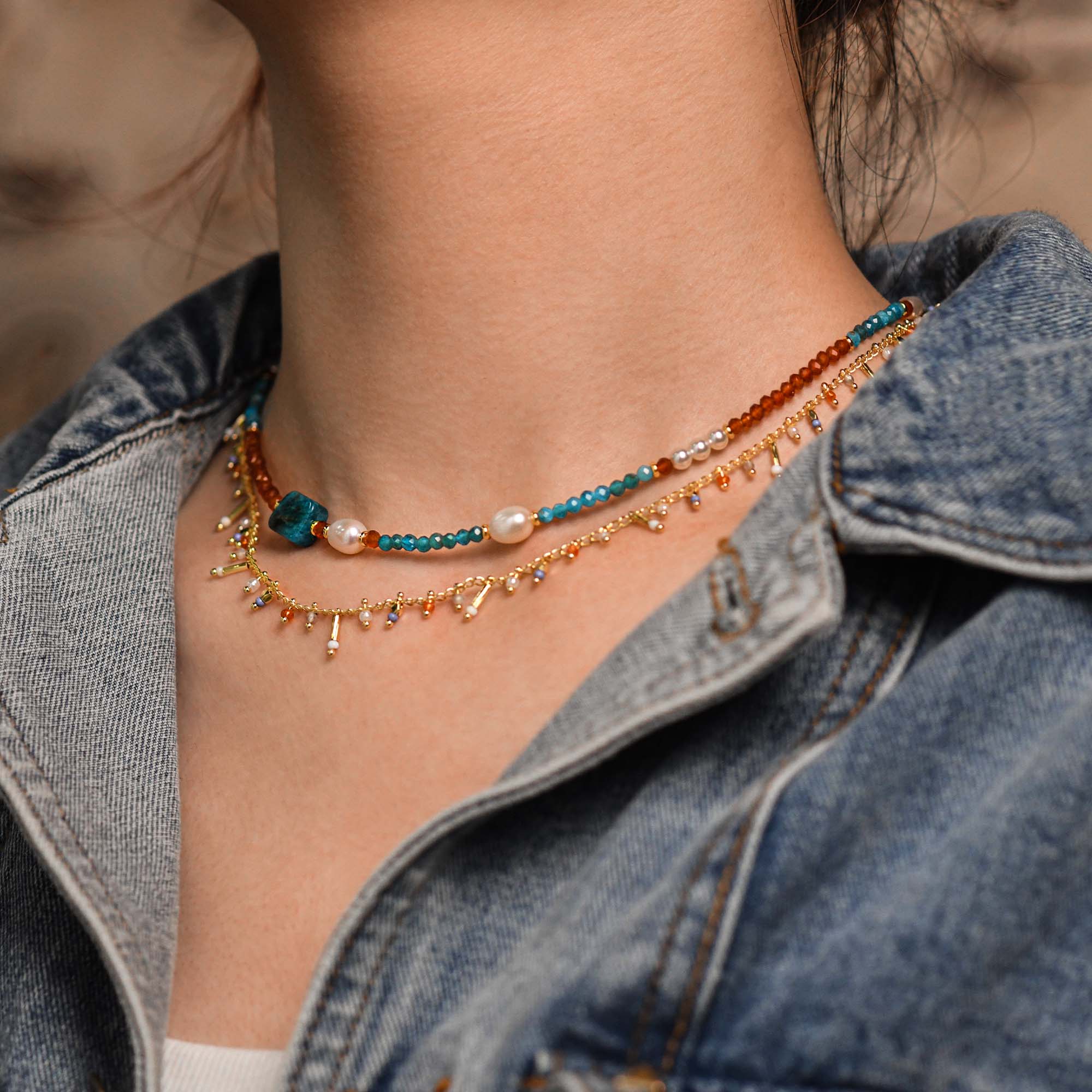 Vibrant Heritage Necklace - Serene Western