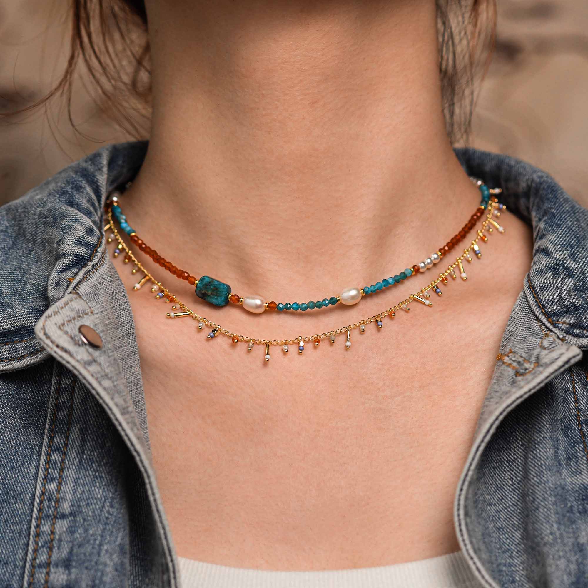 Vibrant Heritage Necklace - Serene Western