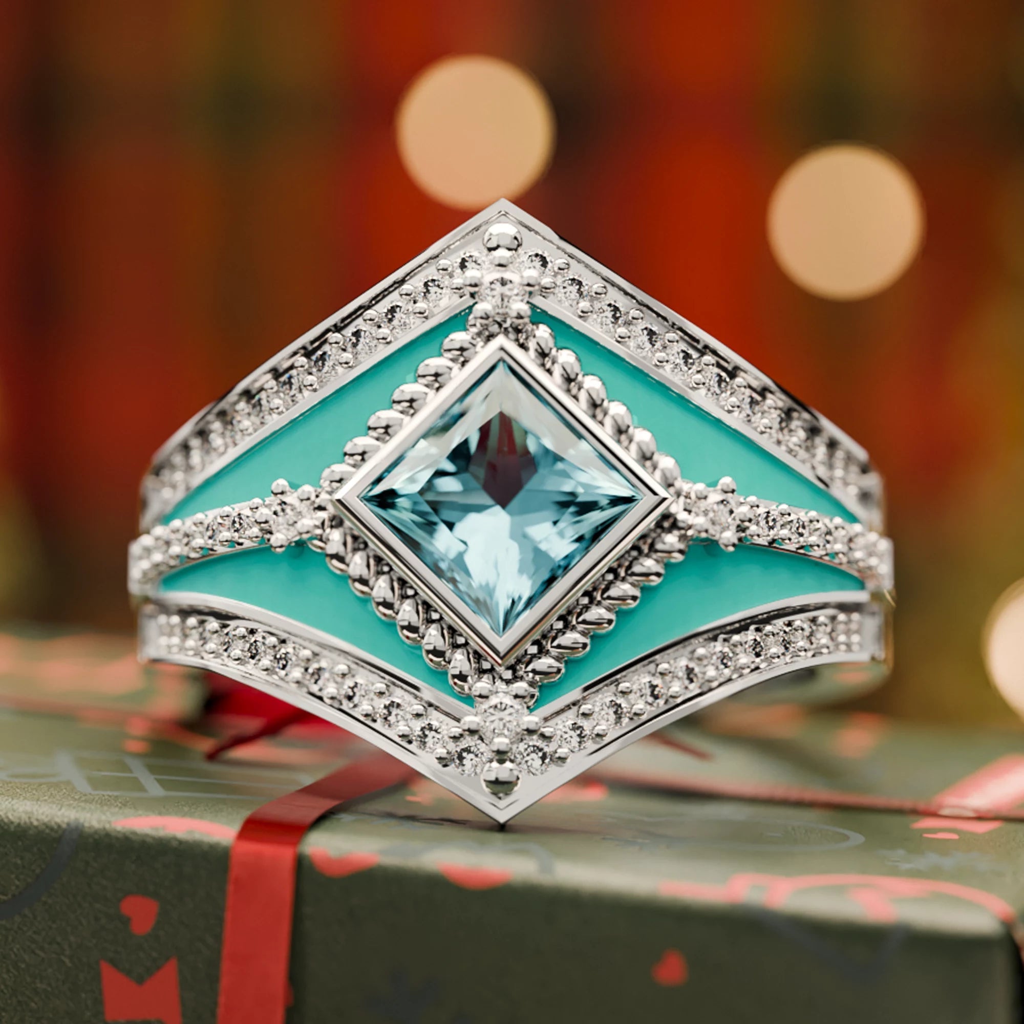 Wild Heart Ring - Aquamarine - Serene Western