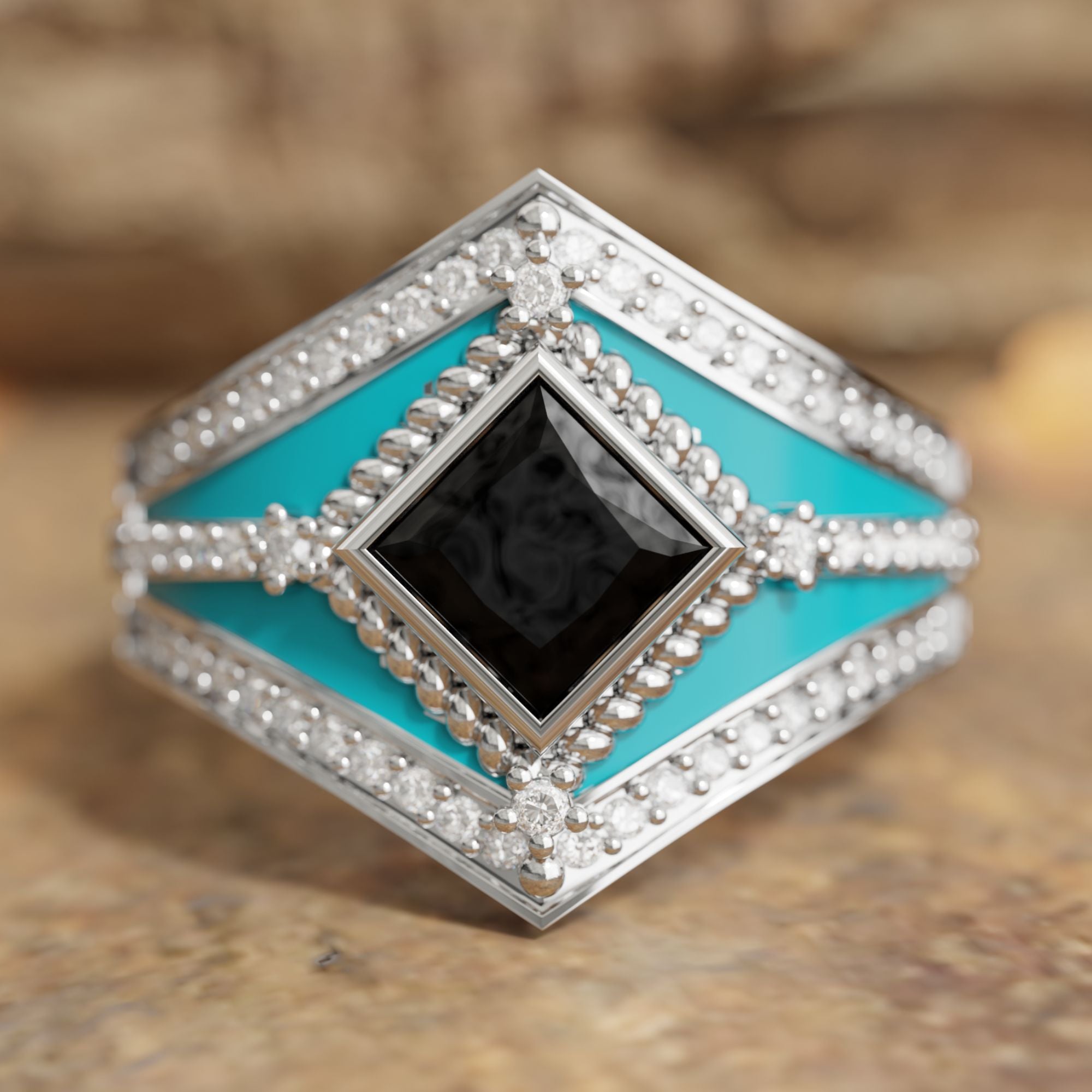 Wild Heart Ring - Black Onyx - Serene Western