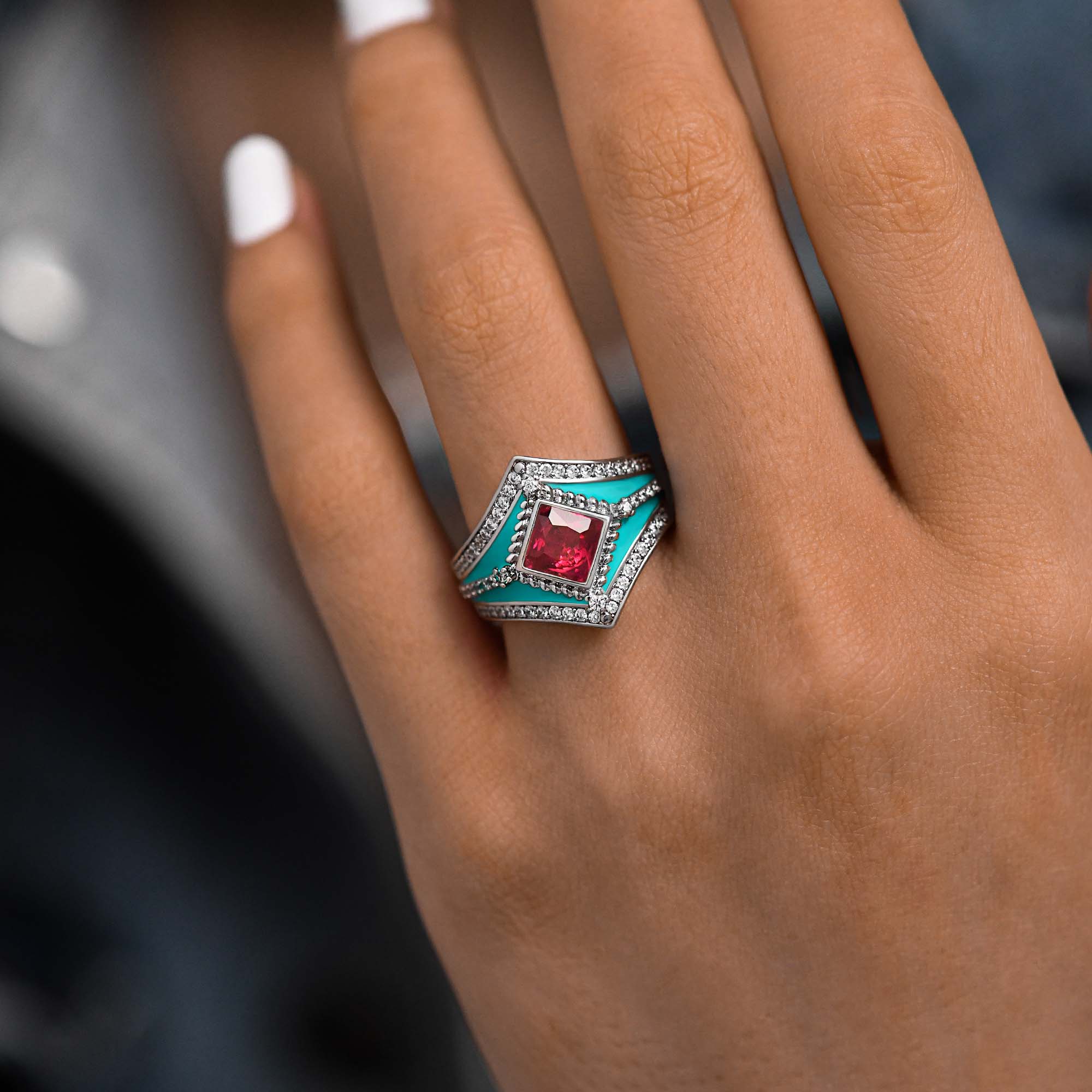 Wild Heart Ring - Ruby - Serene Western