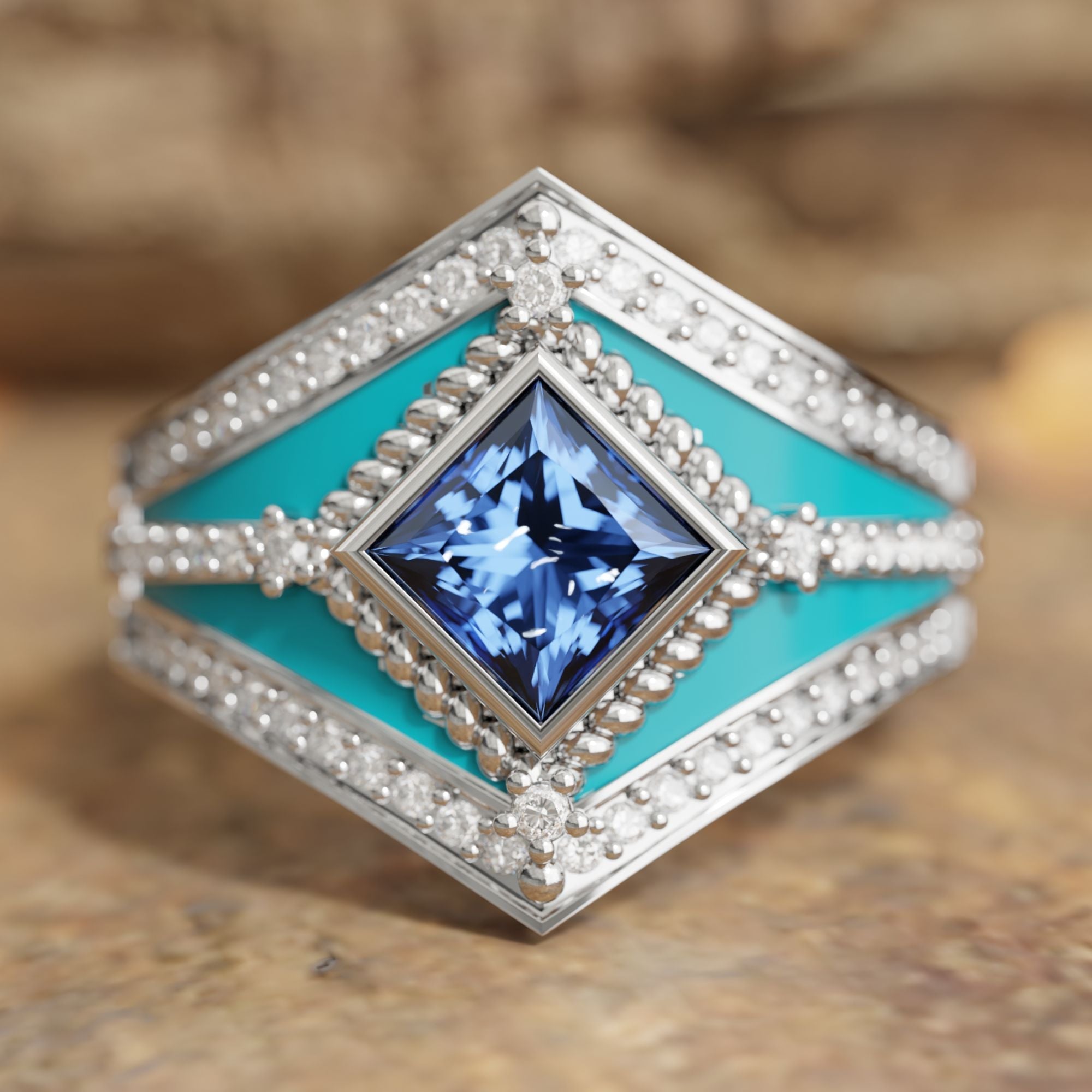 Wild Heart Ring - Sapphire - Serene Western