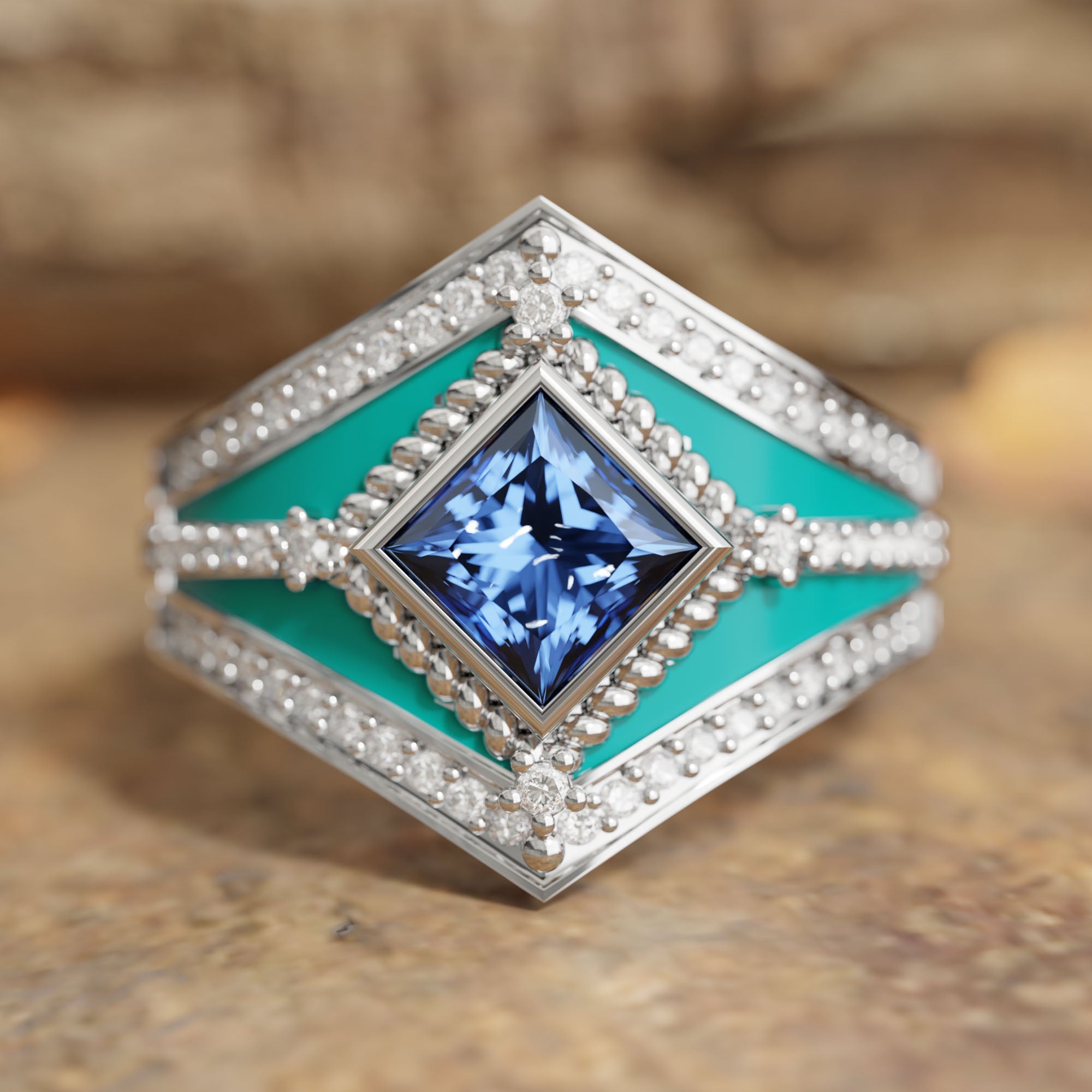 Wild Heart Ring - Sapphire - Serene Western