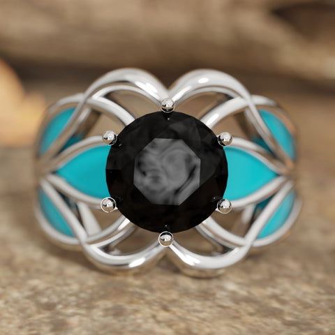 Wild Surges Ring - Black Onyx