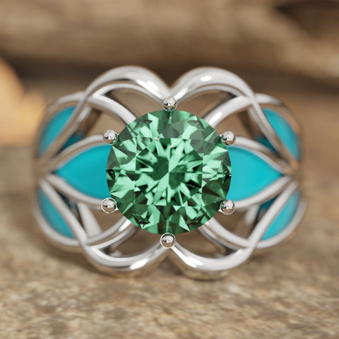 Wild Surges Ring - Emerald