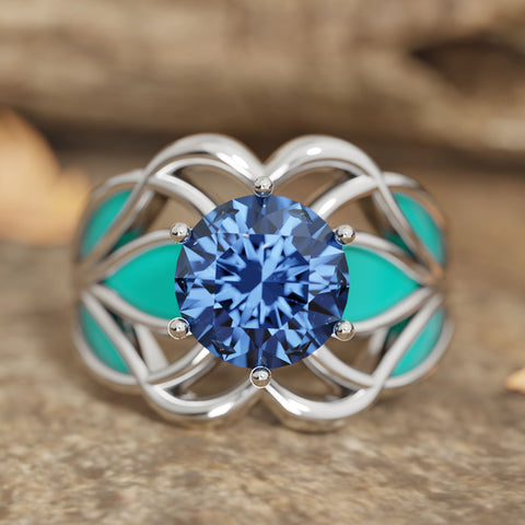 Wild Surges Ring - Sapphire