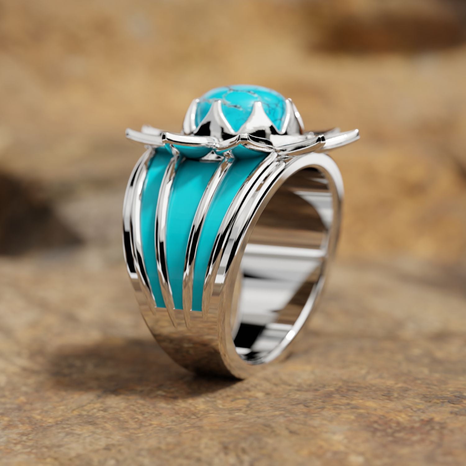 Cactus Flower Ring - Serene Western