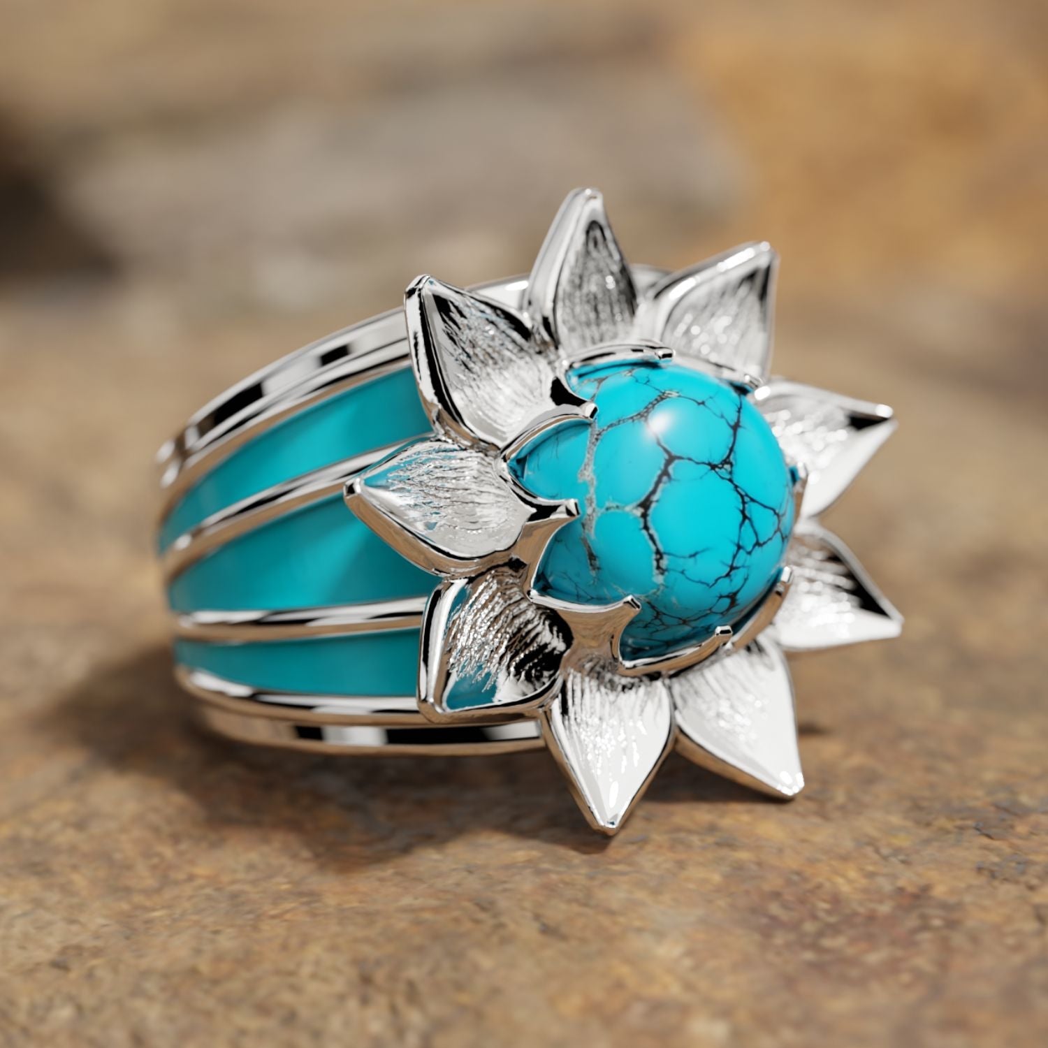 Cactus Flower Ring - Serene Western