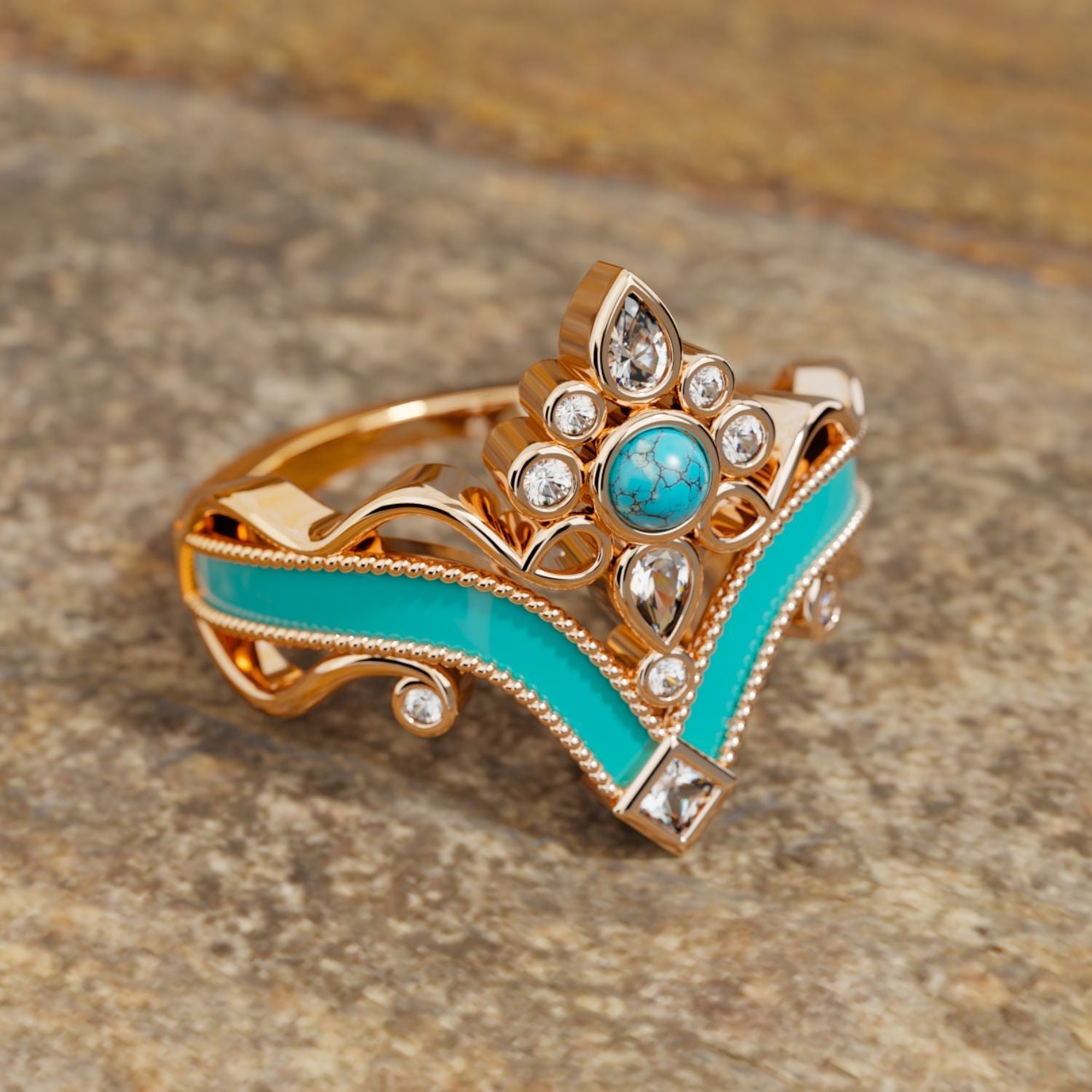 Desert Mirage Ring - Serene Western