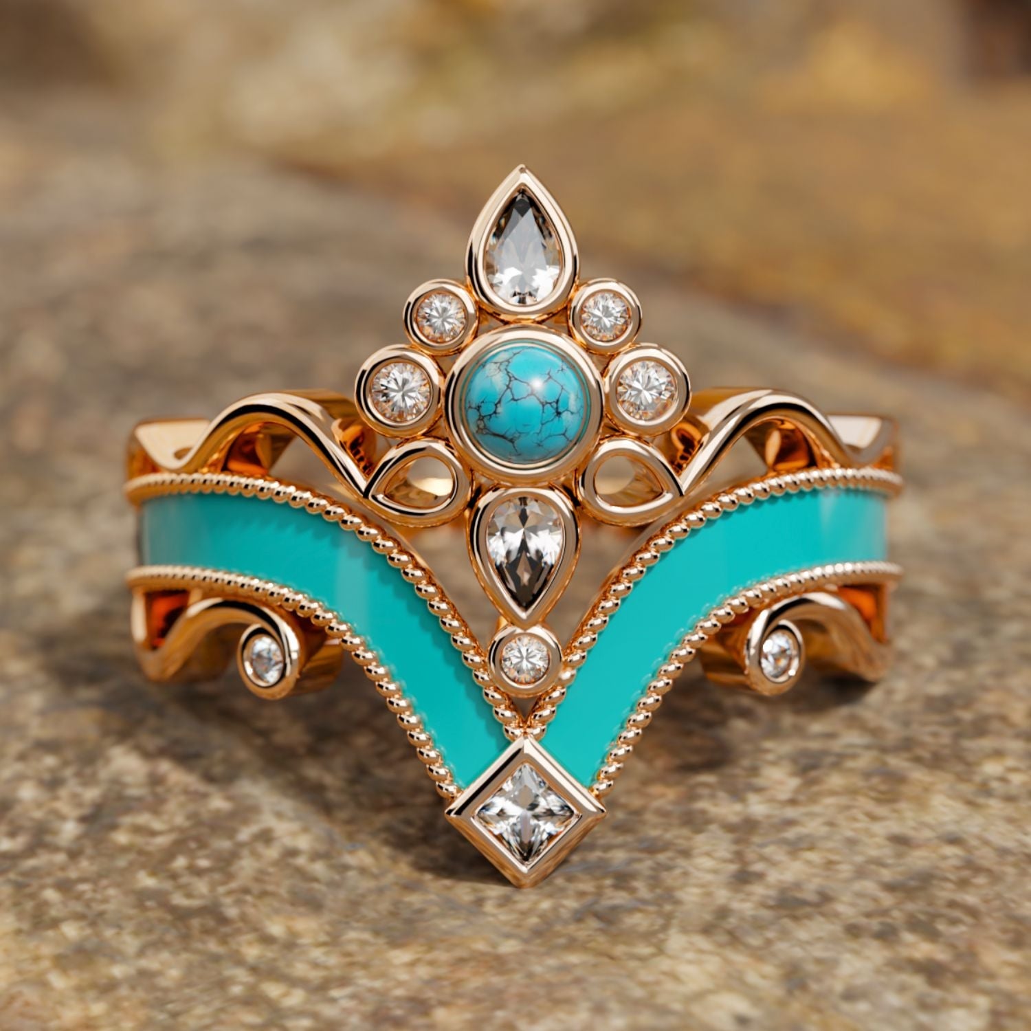 Desert Mirage Ring - Serene Western