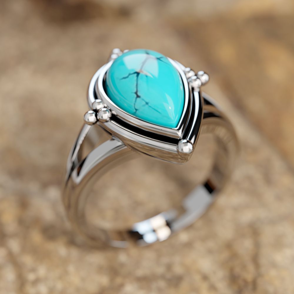 Desert Tears Ring - Serene Western