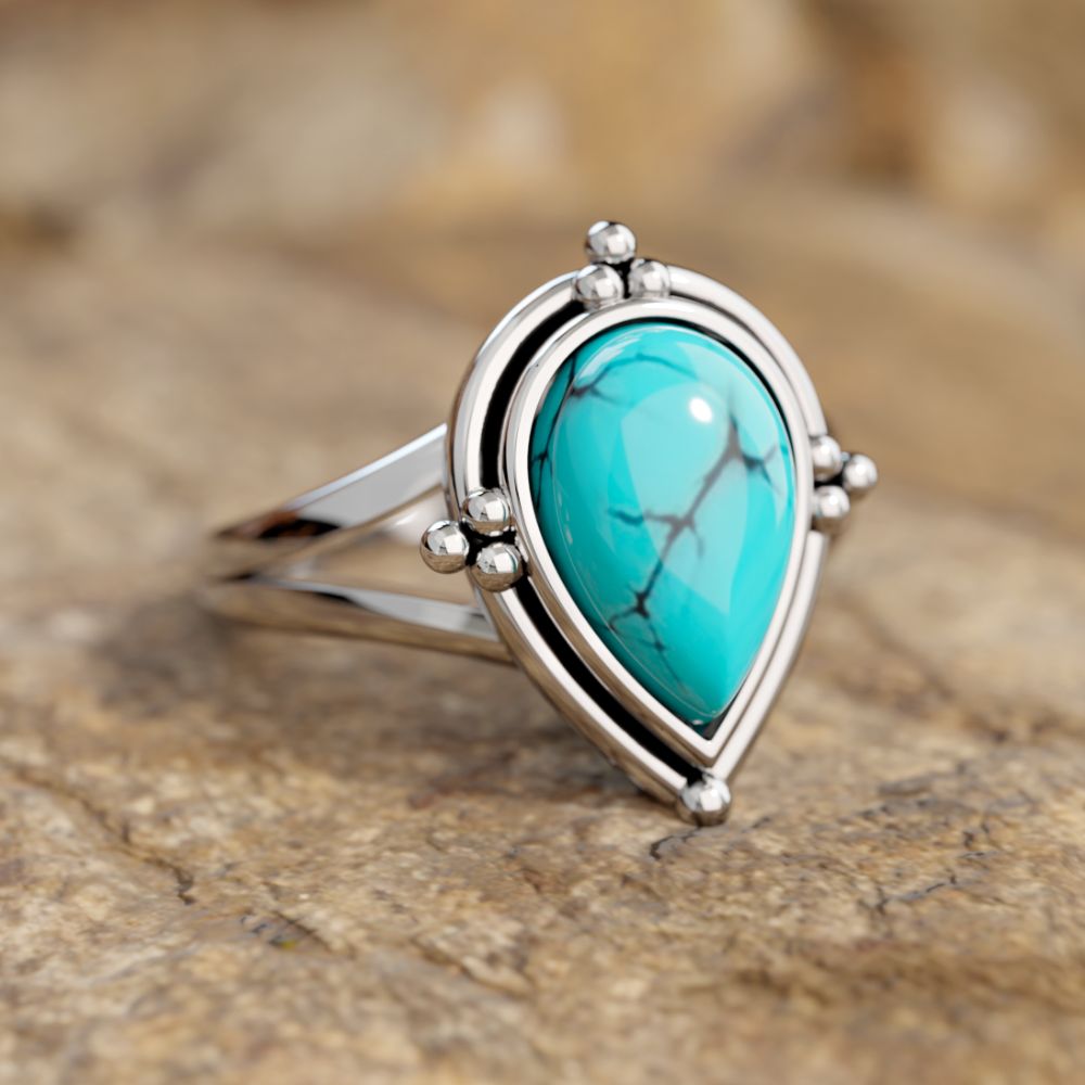 Desert Tears Ring - Serene Western