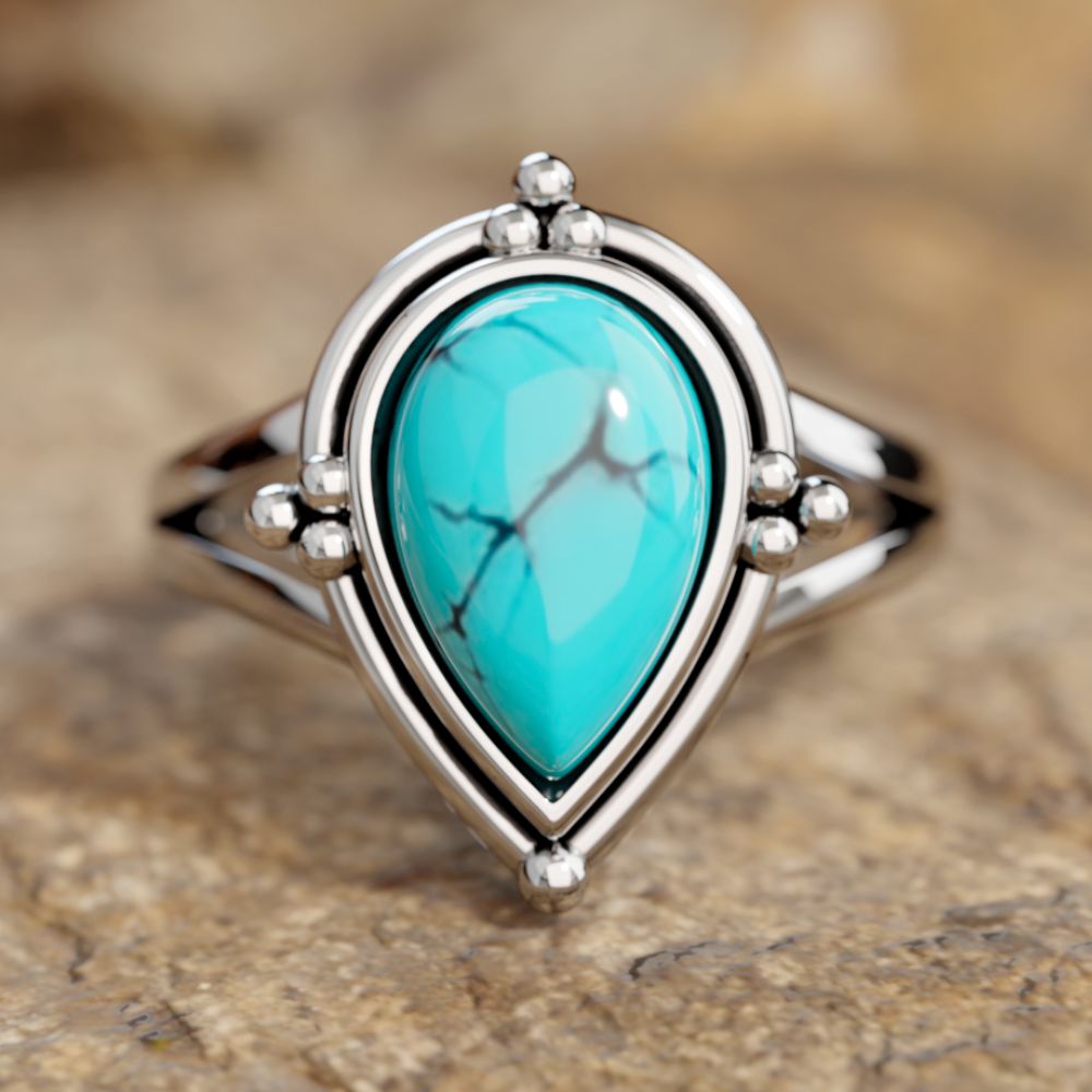 Desert Tears Ring - Serene Western