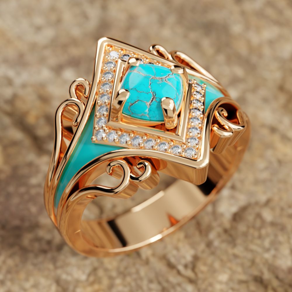 Oasis Wave Ring - Serene Western