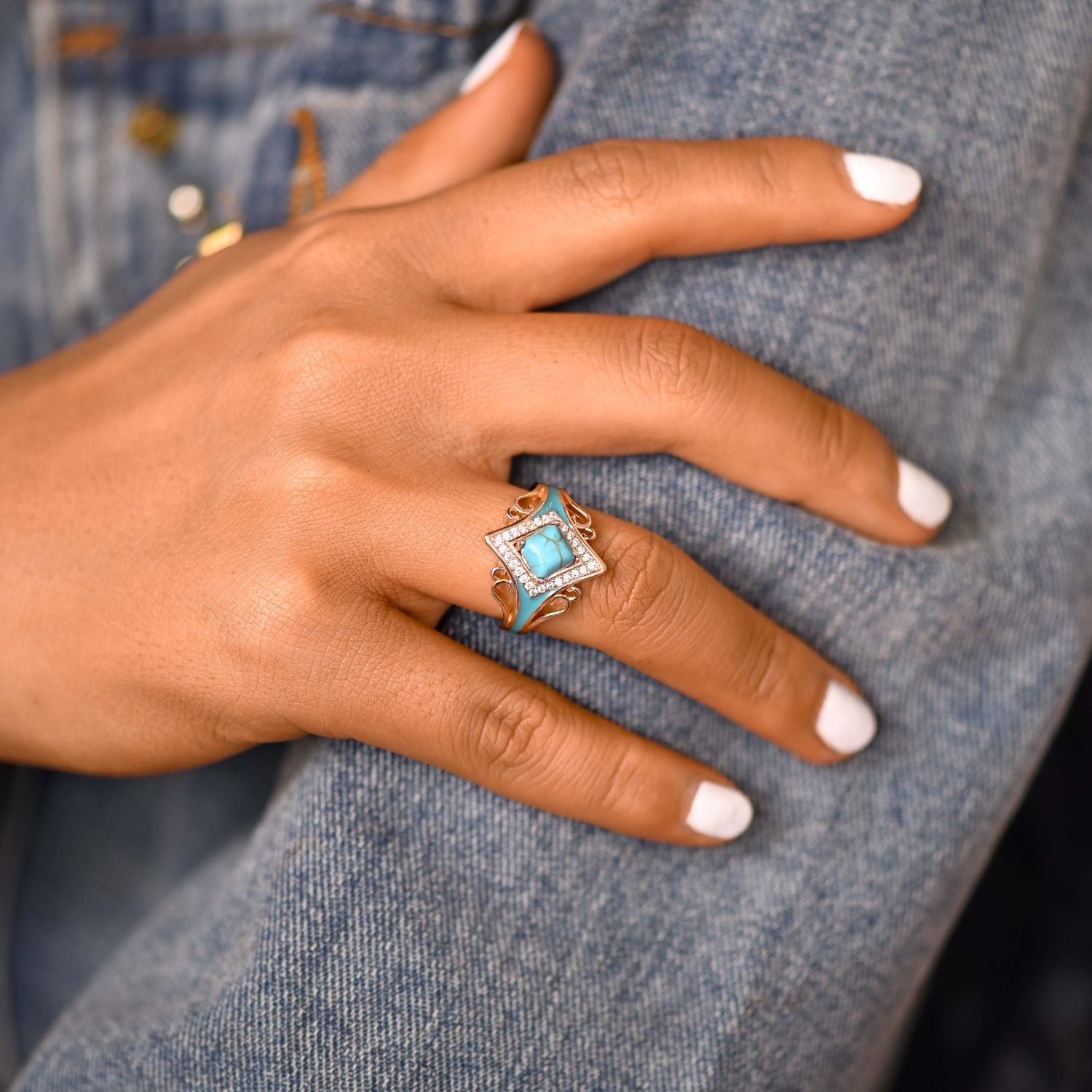 Oasis Wave Ring - Serene Western