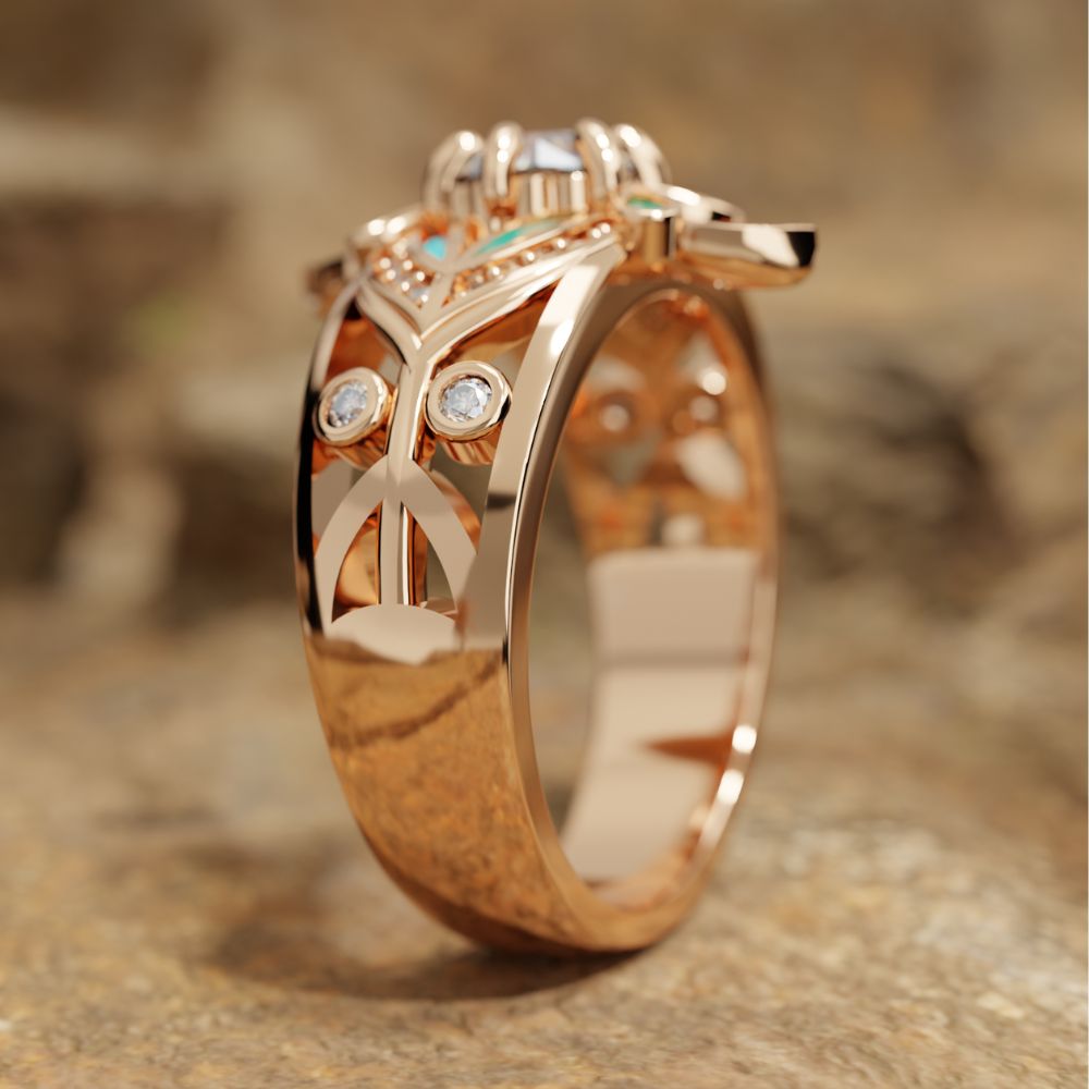 Radiant Bud Ring - Serene Western