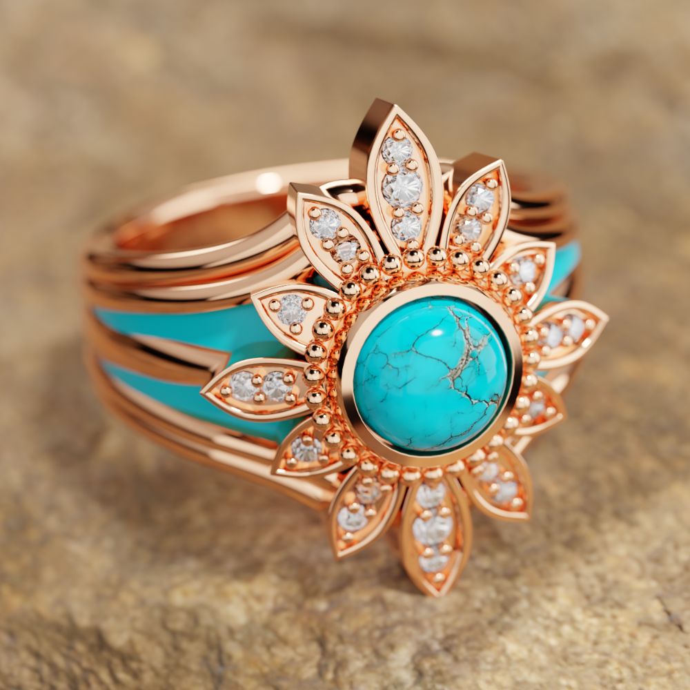 Serene Sunflower Ring - Serene Western