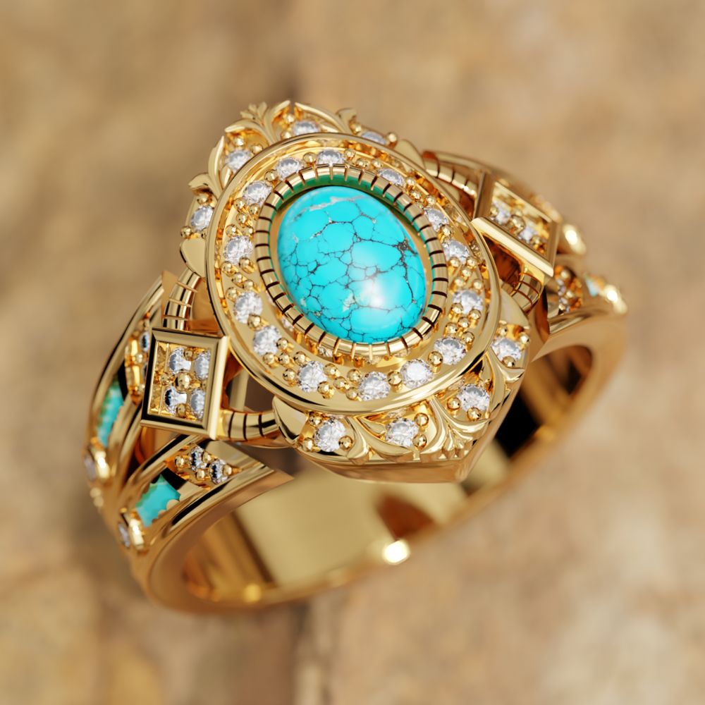 Warrior's Glory Ring - Serene Western